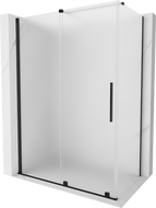 Mexen Velar плъзгаща се душ кабина 160 x 85 см, мразовито, черно - 871-160-085-31-70