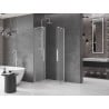 Mexen Velar Duo плъзгаща се душ кабина 80 x 80 см, матирано, хром - 871-080-080-32-01