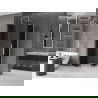 Mexen Velar Duo плъзгаща се душ кабина 100 x 100 см, графит, хром - 871-100-100-42-01