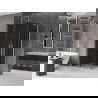 Mexen Velar Duo плъзгаща се душ кабина 90 x 80 см, графит, хром - 871-090-080-42-01