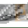 Mexen Rio душ кабина квадратна 80 x 80 см, прозрачна, хром + поддона Rio, бял - 860-080-080-01-00-4510