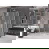 Mexen Velar Duo плъзгаща се душ кабина 100 x 90 cm, матирано стъкло, бяла - 871-100-090-32-20