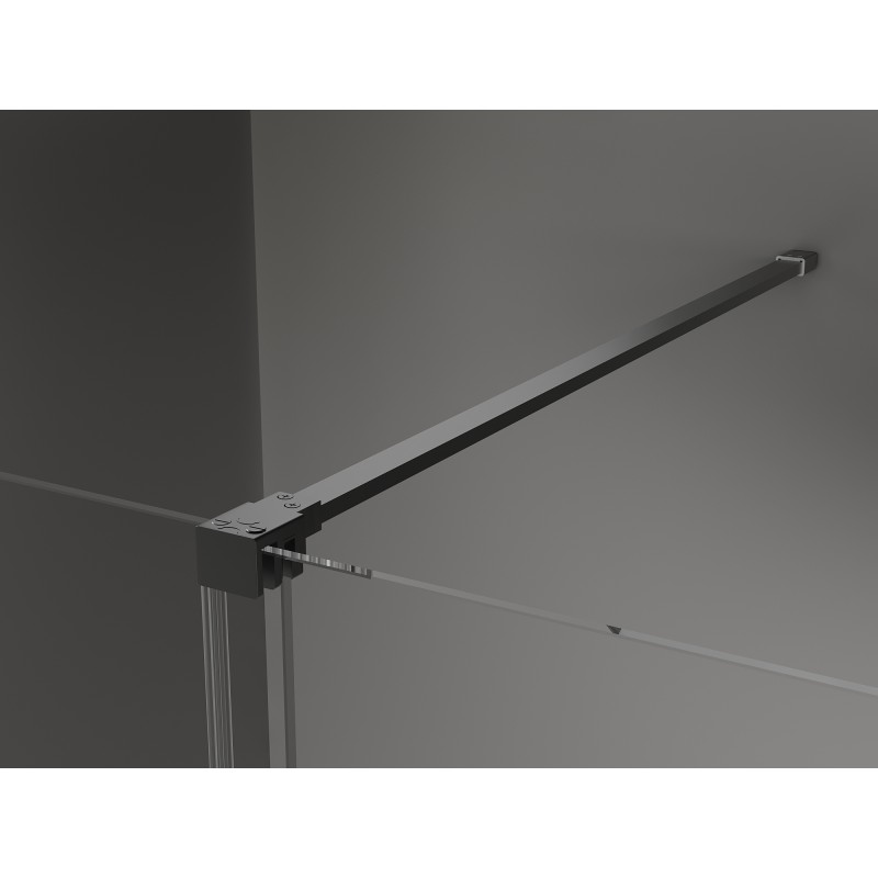 Mexen Velar плъзгаща се душ кабина 90 x 70 cm, матирано стъкло, gun metal - 871-090-070-31-95