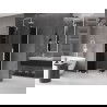 Mexen Velar Duo плъзгаща се душ кабина 100 x 100 см, графит, бяла - 871-100-100-42-20