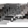 Mexen Velar Duo плъзгаща се душ кабина 90 x 80 cm, графит, бяла - 871-090-080-42-20