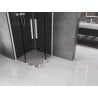Mexen Velar Duo плъзгаща се душ кабина 100 x 100 см, графит, бяла - 871-100-100-42-20