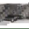 Mexen Velar Duo плъзгаща се душ кабина 80 x 80 см, матирано, златно - 871-080-080-32-50