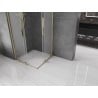 Mexen Velar Duo плъзгаща се душ кабина 100 x 100 см, матирано, злато - 871-100-100-32-50