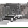 Mexen Velar плъзгаща се душ кабина 90 x 90 см, матирано стъкло, четкан никел - 871-090-090-31-97