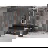 Mexen Velar Duo душ кабина със сгъваеми врати, 90 x 90 см, матирано стъкло, четкована мед - 871-090-090-32-65