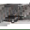 Mexen Velar Duo плъзгаща се душ кабина 100 x 90 см, скреж, четкана мед - 871-100-090-32-65