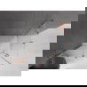 Mexen Velar Duo плъзгаща се душ кабина 100 x 90 см, скреж, четкана мед - 871-100-090-32-65