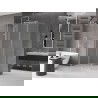 Mexen Velar плъзгаща се душ кабина 100 x 70 см, матирано стъкло, полиран никел - 871-100-070-31-97