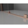 Mexen Velar Duo плъзгаща душ кабина 100 x 90 см, графит, четкана мед - 871-100-090-42-65