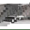 Mexen Velar плъзгаща се душ кабина 120 x 85 cm, матирано стъкло, четкан никел - 871-120-085-31-97