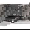 Mexen Velar Duo плъзгаща се душ кабина 100 x 90 см, матирано, четка gun gray - 871-100-090-32-66