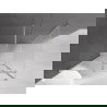 Mexen Velar плъзгаща се душ кабина 130 x 90 cm, матов, четкан никел - 871-130-090-31-97