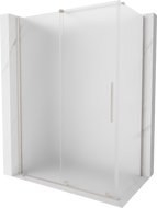 Mexen Velar плъзгаща се душ кабина 150 x 90 см, мраз, четкан никел - 871-150-090-31-97