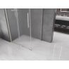Mexen Velar плъзгаща се душ кабина 150 x 100 см, матиран, четкан никел - 871-150-100-31-97