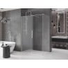 Mexen Velar плъзгаща се душ кабина 160 x 85 см, матирано, четкан никел - 871-160-085-31-97