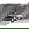 Mexen Velar плъзгаща се душ кабина 160 x 90 см, матирано, полиран никел - 871-160-090-31-97