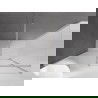 Mexen Velar плъзгаща се душ кабина 160 x 90 см, матирано, полиран никел - 871-160-090-31-97