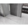 Mexen Velar плъзгаща се душ кабина 160 х 80 см, матирано, четкан никел - 871-160-080-31-97
