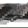 Mexen Velar Duo душ кабина плъзгаща се 90 x 80 cm, графит, gun metal - 871-090-080-42-95
