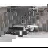 Mexen Velar Duo плъзгаща се душ кабина 100 x 100 cm, матирано, четка никел - 871-100-100-32-97