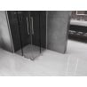 Mexen Velar Duo душ кабина плъзгаща 90 x 90 см, графит, полиран никел - 871-090-090-42-97