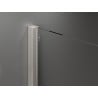 Mexen Velar Duo плъзгаща се душ кабина 90 x 80 cm, графит, полиран никел - 871-090-080-42-97