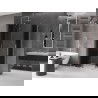 Mexen Velar Duo плъзгаща се душ кабина 100 x 90 см, графит, четка никел - 871-100-090-42-97