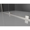 Mexen Velar Duo душ кабина плъзгаща 90 x 90 см, графит, полиран никел - 871-090-090-42-97