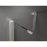 Mexen Velar Duo плъзгаща се душ кабина 100 x 90 см, графит, четка никел - 871-100-090-42-97