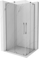 Mexen Velar L Duo плъзгаща душ кабина 100 x 90 cm, прозрачен, хром - 871-100-090-02-03-01