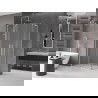 Mexen Velar L Duo плъзгаща се душ кабина 90 x 80 cm, матирано, хром - 871-090-080-02-33-01