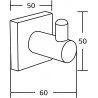 Mexen Rufo кука за кърпа, хром - 7050935-00