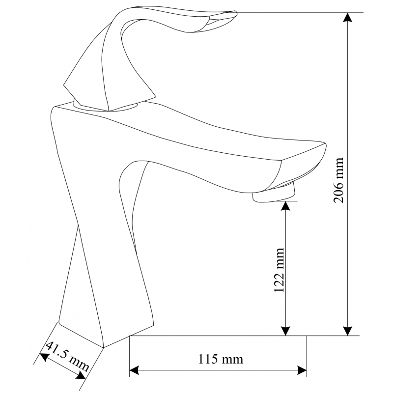 Mexen Estrella R02 комплект за вана, златен - 72303R02-50