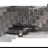Mexen Velar L Duo душ кабина плъзгаща се 90 x 80 см, матирана, медна четка - 871-090-080-02-33-65
