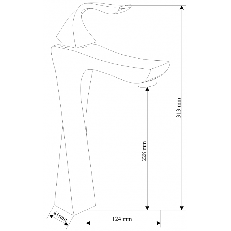 Mexen Estrella R02 комплект за вана, златен - 72313R02-50