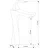 Mexen Estrella R02 комплект за вана, златен - 72313R02-50