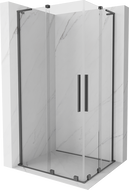 Mexen Velar L Duo плъзгаща се душ кабина 100 x 90 см, прозрачна, металик - 871-100-090-02-03-95