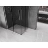 Mexen Velar L Душ кабина Duo плъзгаща се 90 x 80 см, графит, четкан никел