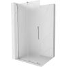 Mexen Velar разтегателна стена за душ Walk-in 80 x 200 см, матово стъкло 8 мм, хром - 871-080-000-33-01