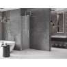 Mexen Velar разтегателна стена за душ Walk-in 110 x 200 см, матово стъкло 8 мм, хром - 871-110-000-33-01