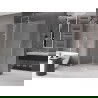 Mexen Velar душ кабина разтегателна Walk-in 160 x 200 см, матово стъкло 8 мм, хром - 871-160-000-33-01