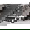 Mexen Velar разтегателна душ кабина Walk-in 70 x 200 см, графит 8 мм, хром - 871-070-000-43-01