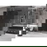 Mexen Velar разтегателна душ кабина Walk-in 150 x 200 см, графит 8 мм, хром - 871-150-000-43-01