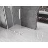 Mexen Velar разтегателна душ-стена Walk-in 75 x 200 см, матово 8 мм, бяла - 871-075-000-33-20