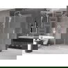 Mexen Velar разтегателна стена за душ Walk-in 160 x 200 см, матирано стъкло 8 мм, бяла - 871-160-000-33-20